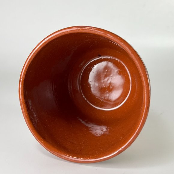 Red Clay Artisan Handcrafted Hand Painted Pot Vase Venezuela Souvenir Gift - Picture 6 of 10